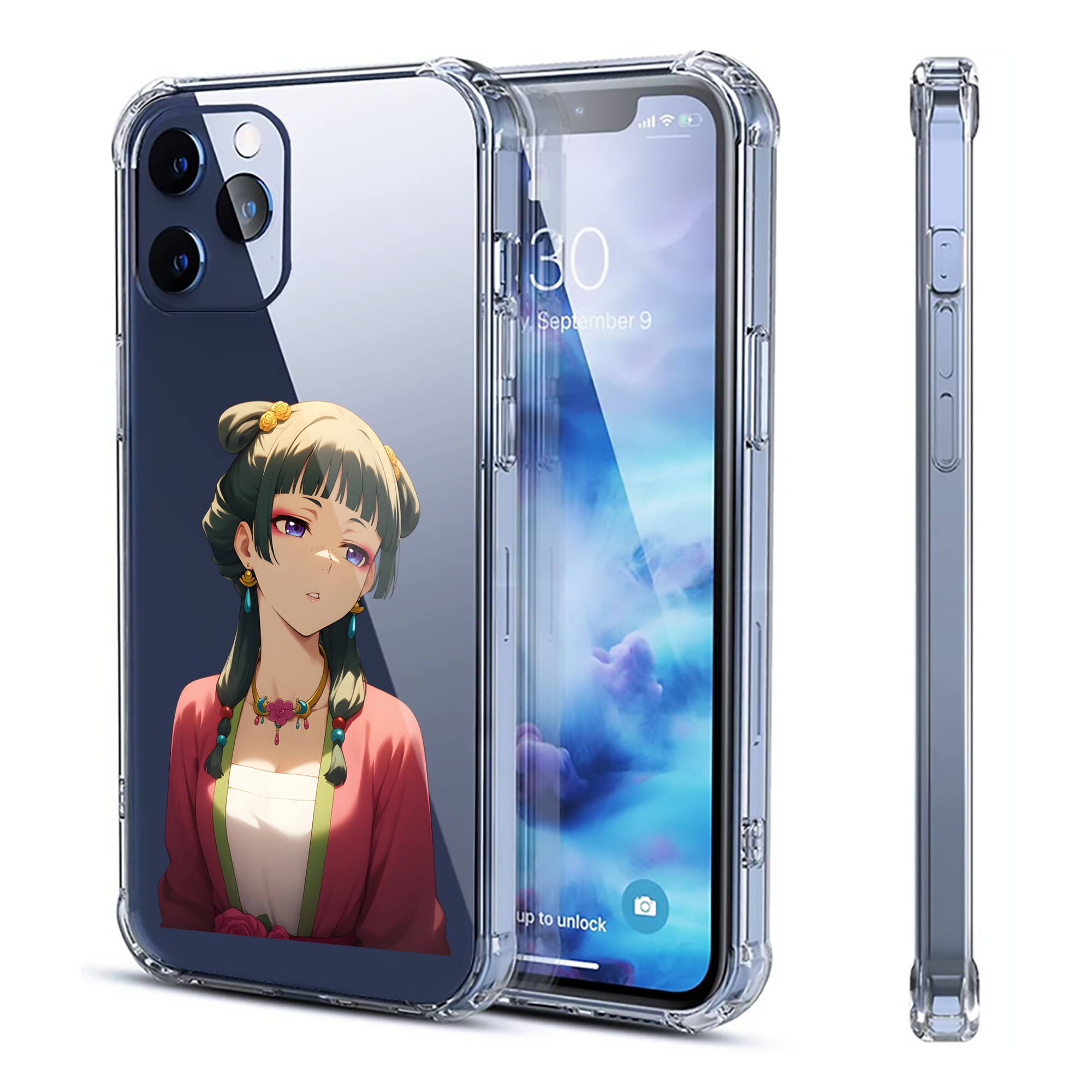 （画像用） 薬屋のひとりごと The Apothecary Diaries 【iPhone 12シリーズ対応】透明スマホケース（クリアソフトケース）
